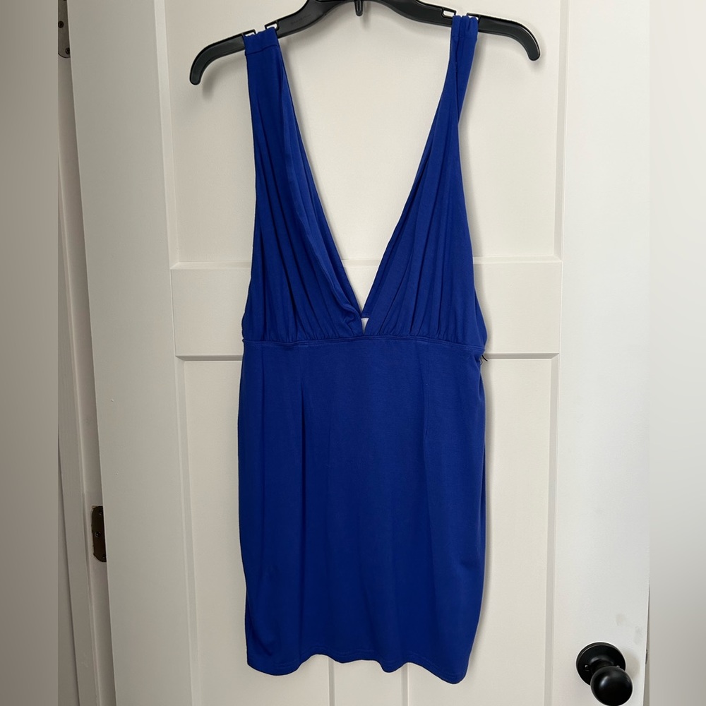 By the way Dark Blue Mini Dress